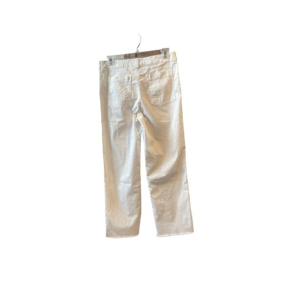 NEW Frank & Eileen Women’s Blackstone Crop Utility Pants in Chalk Size 4 - Picture 8 of 13